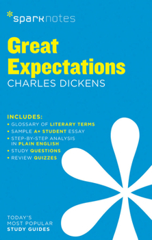 Paperback Great Expectations Sparknotes Literature Guide Book