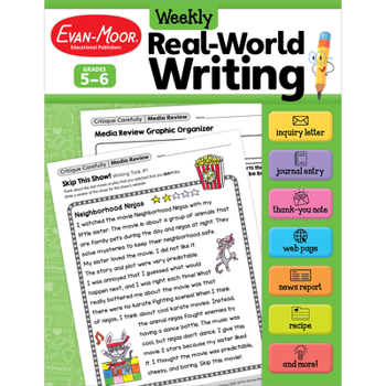Paperback Weekly Real-World Writing, Grades 5-6 Book