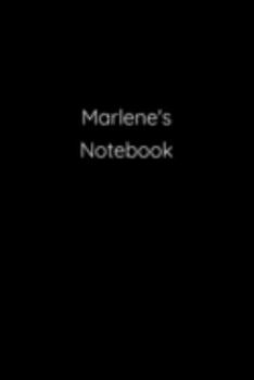 Paperback Marlene's Notebook: Notebook / Journal / Diary - 6 x 9 inches (15,24 x 22,86 cm), 150 pages. Book