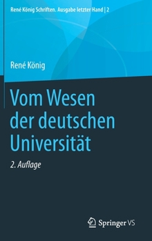 Hardcover Vom Wesen Der Deutschen Universität [German] Book