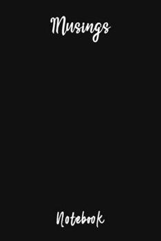 Musings Notebook: Meditative Thoughts Blank Dot Grid and Lined Diary Journal Gift 6" x 9"