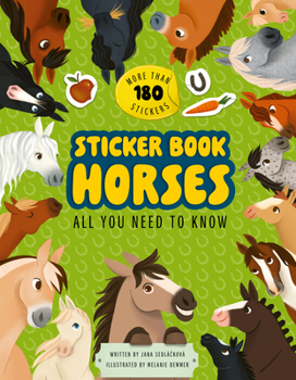 Paperback Sticker Book: Horses Book