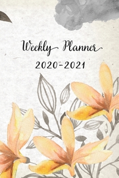 Paperback Weekly Planner 2020-2021: Magnolia Floral Design Weekly and Monthly Planner - Perfect Gift for Girl Women Friends and Colleagues Book