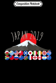 Composition Notebook: Japan 2019 World Flags  Journal/Notebook Blank Lined Ruled 6x9 100 Pages