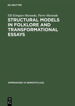 Hardcover Structural Models in Folklore and Transformational Essays Book