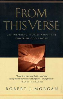 Hardcover From This Verse: 365 Scriptures That Changed the World Book