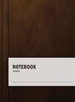 Hardcover Unlined Notebook: 100 pages Unruled Blank Notebook Book