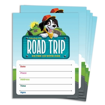 Vacation Bible School (Vbs) 2025 Road Trip Small Promotional Posters (Pkg of 5): On the Go with God
