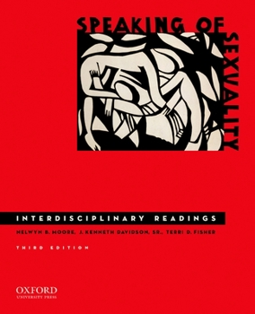 Paperback Speaking of Sexuality: Interdisciplinary Readings Book