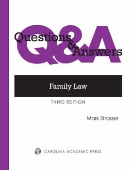 Paperback Family Law: Multiple-choice and Short-answer Questions and Answers (Questions & Answers) Book