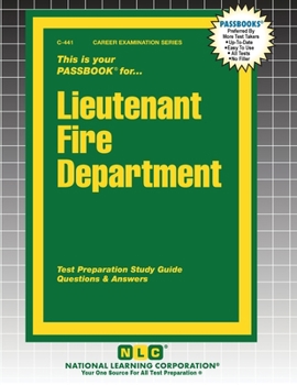 Paperback Lieutenant Fire Department Book