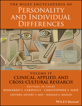 Hardcover The Wiley Encyclopedia of Personality and Individual Differences, Clinical, Applied, and Cross-Cultural Research Book