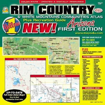 Map Rim Country & White Mountain Communities Atlas (Yellow 1 Series of Maps and Atlases) Book