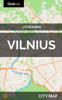 Paperback Vilnius, Lithuania - City Map Book