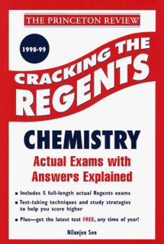 Paperback Cracking the Regents Exam: Chemistry 1998-99 Edition Book