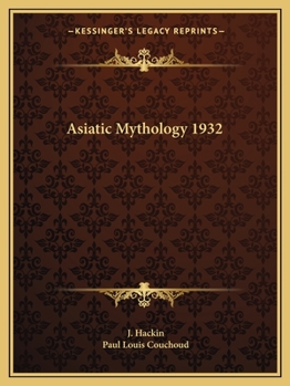 Paperback Asiatic Mythology 1932 Book