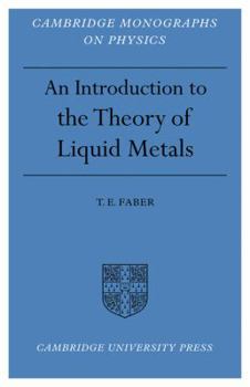 Paperback Introduction to the Theory of Liquid Metals Book