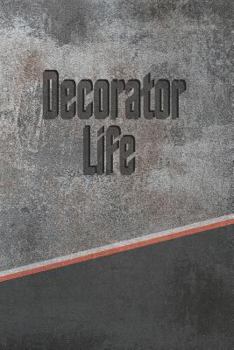 Paperback Decorator Life: Personalized Isometric Dot Notebook 120 Pages 6x9 Book