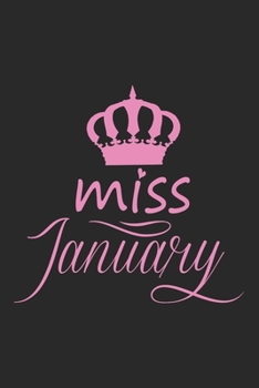 Paperback Miss January: Daily Activity planner book as the gift of January birthday Book