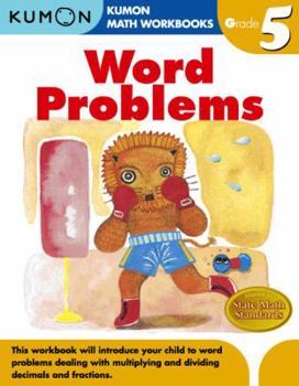 Paperback Kumon Grade 5 Word Problems Book