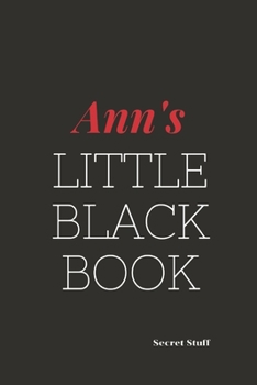 Paperback Ann's Little Black Book: Ann's Little Black Book