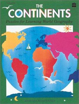 Paperback The Continents: Puzzles for Learning World Geography Book