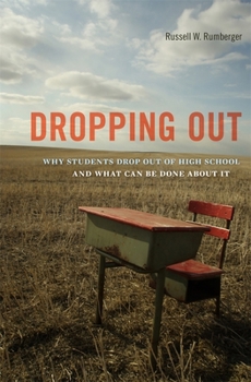 Paperback Dropping Out: Why Students Drop Out of High School and What Can Be Done about It Book