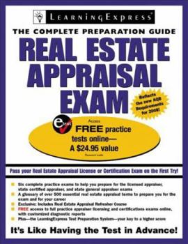 Paperback Real Estate Appraisal Exam Book