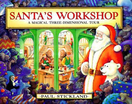 Hardcover Santa's Workshop: A Magical Three-Dimensional Tour Book