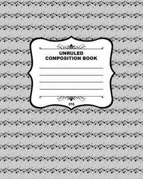 Paperback Unruled Composition Book 016: Fusello Notebooks - A Top Quality Brand Book