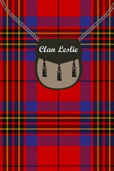 Paperback Clan Leslie Tartan Journal/Notebook Book