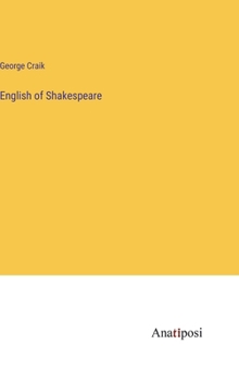 Hardcover English of Shakespeare Book
