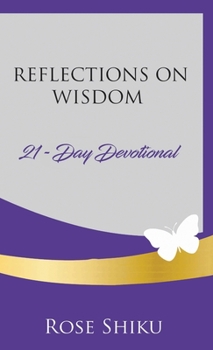 Hardcover Reflections on Wisdom Devotional Book