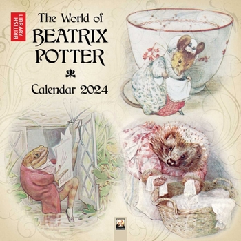 Calendar British Library: Beatrix Potter Wall Calendar 2024 (Art Calendar) Book