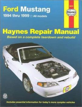 Paperback Haynes Ford Mustang: 1994 Thru 1999 Book