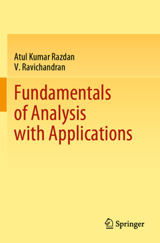Paperback Fundamentals of Analysis with Applications Book