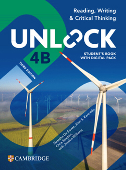Paperback Unlock Level 4B Reading, Writing and Critical Thinking Student's Book with Digital Pack Book
