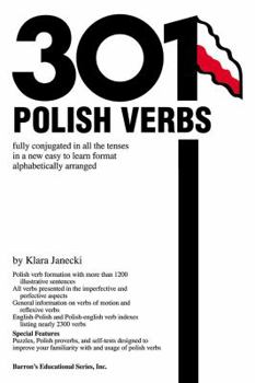 Paperback 301 Polish Verbs Book