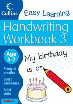 Paperback Handwriting Workbook 3 (Collins Easy Learning Age 5-7) Book
