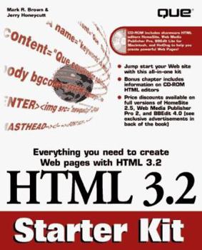 Paperback HTML 3.2 Starter Kit Book