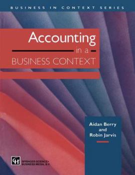 Mass Market Paperback Accounting in a Business Context Book