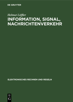 Hardcover Information, Signal, Nachrichtenverkehr [German] Book
