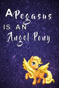 Paperback A Pegasus is an angel pony notebook: Notebook graph paper 120 pages 6x9 perfect as math book, sketchbook, workbook and diary Angelically Pony with Sta Book