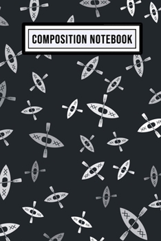 Canoe Unruled Composition Notebook: Canoe Blank Unruled Composition Notebook | 110 Pages | Pocket Size 6x9