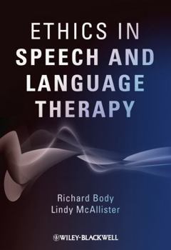 Paperback Ethics in Speech and Language Therapy Book