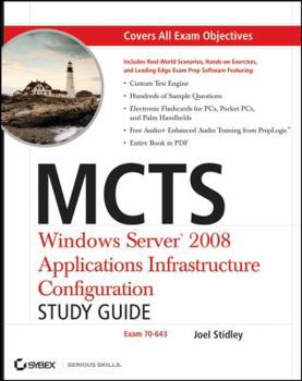 Paperback MCTS: Windows Server 2008 Applications Infrastructure Configuration [With CDROM] Book