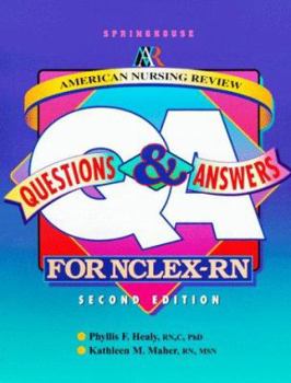 Paperback American Nursing Review: Questions and Answers for Nclex-Rn Book