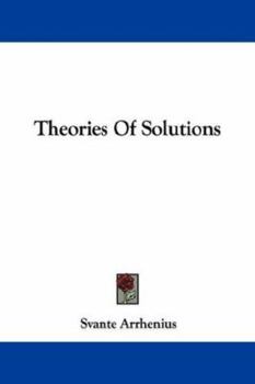 Paperback Theories Of Solutions Book