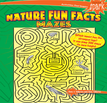 Paperback Spark Nature Fun Facts Mazes Book