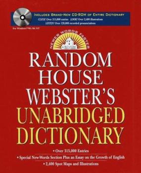 Hardcover Random House Webster's Unabridged Dictionary and CD-ROM Version 3.0 Book